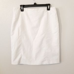 Van Huesen White Pencil Skirt